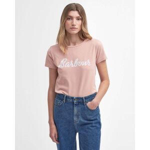 Barbour Otterburn Womens Slim Fit T-Shirt  - Misty Rose - UK10 EU38 US6 - female