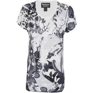 BARBOUR Hairpin Flower T-shirt - Women - White - Size: Uk 10