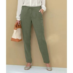 Damart Lyocell Trousers Khaki female