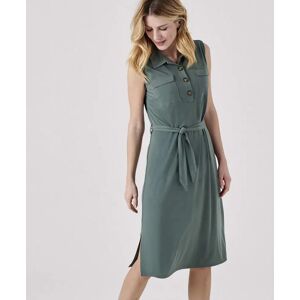 Damart Jersey Shirt Dress Eucalyptus female