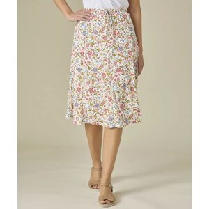 Damart Print Jersey Skirt Delicate Flower female