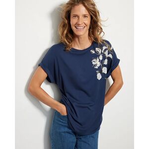 Damart Printed T-Shirt Navy female