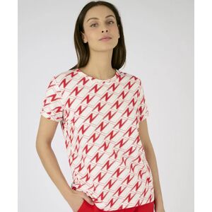 Damart T-shirt Big Graphic Red female
