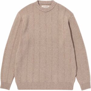 Anonymous Ism Ladder Knit Crew Neck - Beige  - 16061600-74 LADDER KNT - BEIGE - male - Size: L