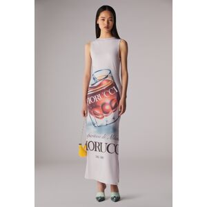 Fiorucci L'aperitivo Graphic Maxi Dress White