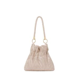 Forever New Women's Jess Sparkle Bag in Champagne Metallic fibre/Polyester