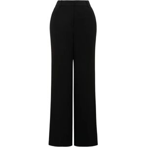 Forever New Women's Josie Petite Straight Leg Pant in Black, Size 14 100% Polyester