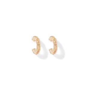 Forever New Women's Signature Candie Chunky Diamante Hoop Earrings in Gold /Crystal 100% Recycled Zinc