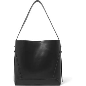 Forever New Women's Sophia Slouch Shoulder Bag in Black Polyurethane/Polyester