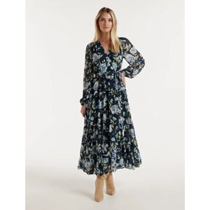 Forever New Women's Amelie Tiered Maxi Dress in Augustine Floral, Size 6 Main/Polyester