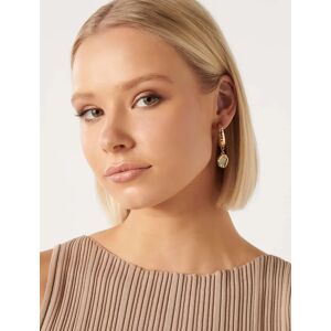 Forever New Women's Signature Larisa Thick Mini Hoop Earrings in Gold 100% Recycled Zinc