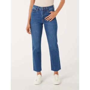 Forever New Women's Alyssa Hourglass Slim Jean in Bright Wash, Size 12 Cotton/Elastane