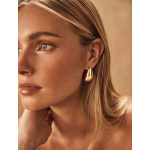 Forever New Women's Signature Arli Gold Hoop Earrings 100% Recycled Zinc
