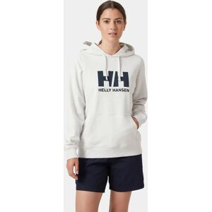 Helly Hansen Women's HH Logo Cotton French Terry Hoodie White XL - Nimbus Clou White - Female