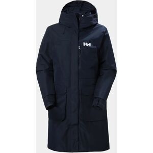 Helly Hansen Women's Rigging Waterproof Long Coat Navy M - Navy Blue - Female