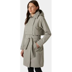 Helly Hansen Women's Jane Insulated Trench Coat Grey L - Terrazzo Grey - Female