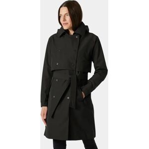 Helly Hansen Women's Jane Insulated Trench Coat Black L - Black - Female