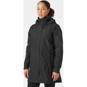 Helly Hansen Women's Aden Long Rain Coat Black XL - Black - Female