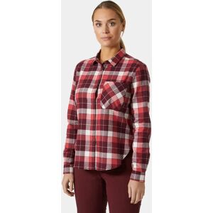 Helly Hansen Women's Lokka Organic Flannel Shirt Purple XL - Hickory Box Purple - Female