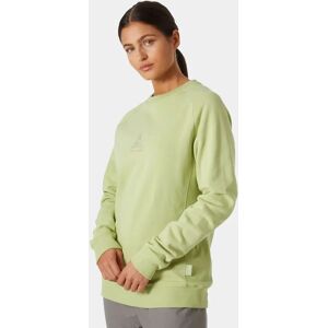 Helly Hansen Women's F2F Organic Cotton Crew Neck Jumper Green M - Iced Matcha Green - Female