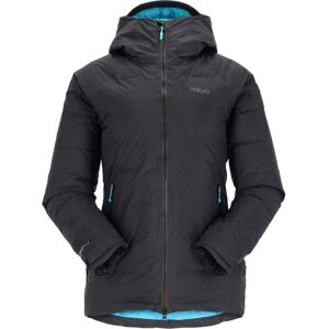 Rab Womens Valiance Jacket / Blk/Aqua / 12  - Size: 12