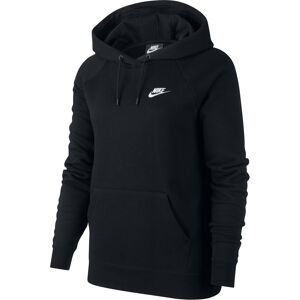 Nike Sportswear Essential Fleece Pullover Hoodie Womens Black/White XS female