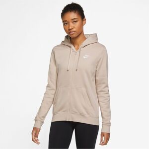 Nike Full Zip Fleece Hoodie Sanddrift XS female