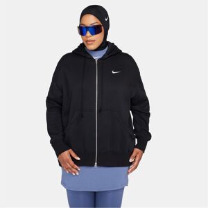 Nike Sportswear Phoenix Fleece Womens Oversized Full Zip Hoodie Black L female