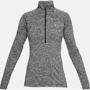 Under Armour Tech Half Zip Top Womens Black Twist S female