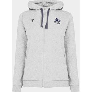 Macron Scotland Cotton Hoodie Ladies Grey Marl L female