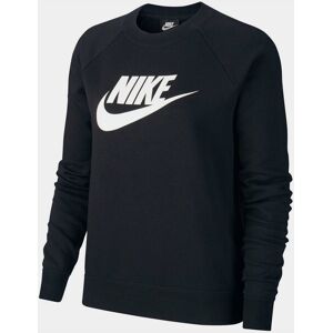 Nike Sportswear Essential Womens Fleece Crew Sweater Black XS female