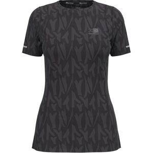 Karrimor Short Sleeve Polyester T-Shirt Ladies - female - Black/AOP - L