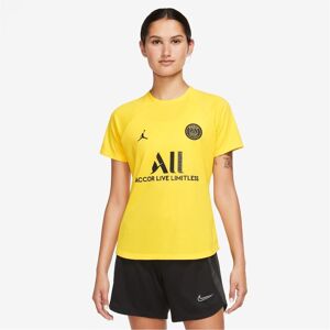 Air Jordan Paris Saint Germain Pre Match Shirt Womens - female - Yellow/Black - XS