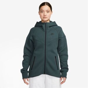 Nike Sportswear Tech Fleece Windrunner Womens Full Zip Hoodie - female - Deep Jungle - XS