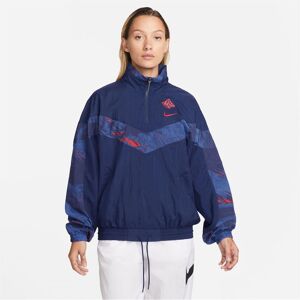 Nike England Lionesses Woven Jacket - female - Blue Void/Red - XS