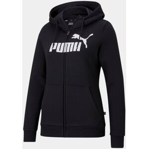 Puma No1 Logo Hoodie Ladies - female - Black/White - 18 2XL