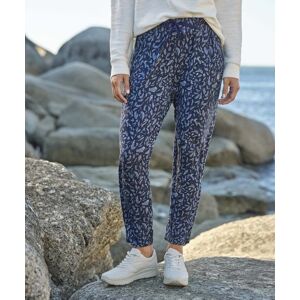 Brush Stroke Print Ladies' Tapered Leg Trousers   Size 10   Serene Tapered Leg Trouser Rj051 Moshulu - 10