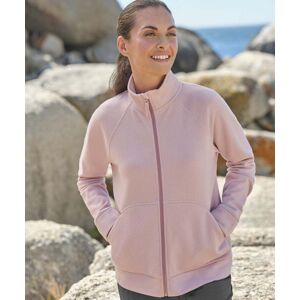 Blush Pink Ladies' Zip Through Sweatshirt   Size 8   Roama Kendall Zip Through Sweatshirt Rj022 Moshulu - 8