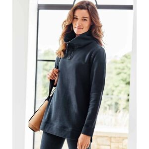 Marine Roama Serenity Organic Cotton Zip Neck Sweatshirt Women's   Size 12   Roama Serenity Organic Cotton Zip Neck Sweatshirt Rj033 Moshulu - 12