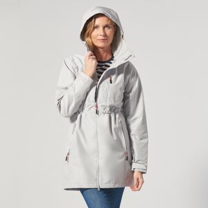 Musto Women's Waterproof Sardinia Long Rain Jacket Grey 10