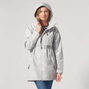 Musto Women's Waterproof Sardinia Long Rain Jacket Grey 16