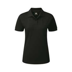 ORN 1160-10 Wren Ladies Short Sleeve Polo Shirt 8  Black