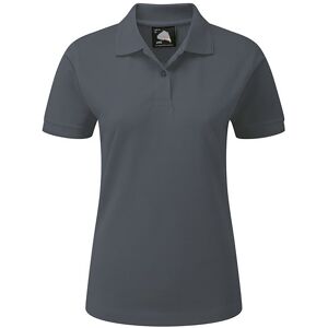 ORN 1160-10 Wren Ladies Short Sleeve Polo Shirt 8  Graphite Grey