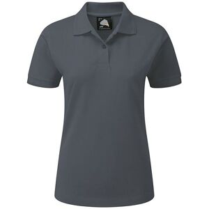 ORN 1160-10 Wren Ladies Short Sleeve Polo Shirt 12  Graphite Grey