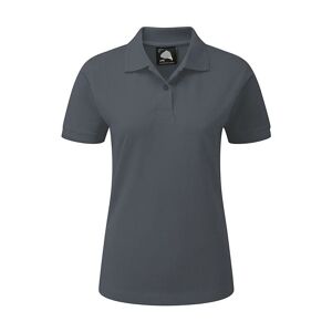 ORN 1160-10 Wren Ladies Short Sleeve Polo Shirt 16  Graphite Grey