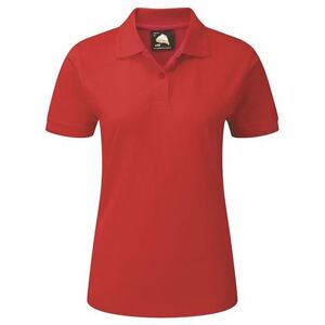 ORN 1160-10 Wren Ladies Short Sleeve Polo Shirt 22  Red