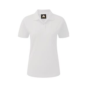 ORN 1160-10 Wren Ladies Short Sleeve Polo Shirt 8  White