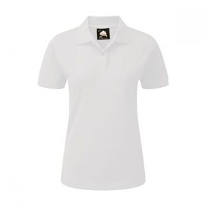 ORN 1160-10 Wren Ladies Short Sleeve Polo Shirt 12  White