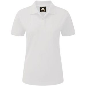 ORN 1160-10 Wren Ladies Short Sleeve Polo Shirt 14  White