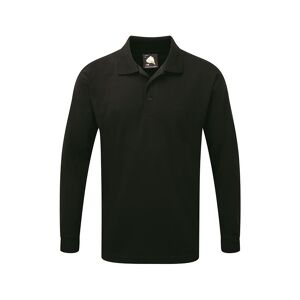 ORN 1170-10 Weaver Long Sleeve Poloshirt XS  Black